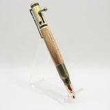 B-EDB Bolt Action Beli Pen With Antique Brass Trim
