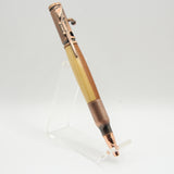 B-EDE Bolt Action Cedar Pen With Antique Copper Trim