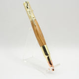 B-EDF Bolt Action Olivewood Pen With Gold Trim