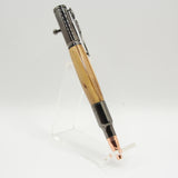 B-EDG Bolt Action Olivewood Pen With Gun Metal Trim