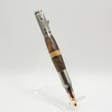 B-EDI Bolt Action Remnant Pen With Antique Pewter Trim