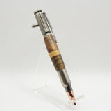 B-EDI Bolt Action Remnant Pen With Antique Pewter Trim