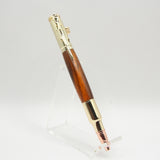 B-EEA Bolt Action Sandlewood Pen With Gold Trim
