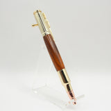 B-EEA Bolt Action Sandlewood Pen With Gold Trim
