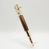 B-EEA Bolt Action Sandlewood Pen With Gold Trim