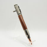 B-EEB Bolt Action Sapele Pen With Antique Pewter Trim