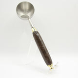CE-BDB Coffee Scoop (2TBS) Brown Acrylic With Gold Trim