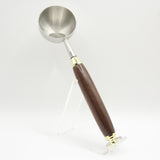 CE-BDE Coffee Scoop (2TBS) Walnut With Gold Trim