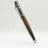 T-GF Bolt Action Tec Multi Colored Laminate Pen With Gun Metal Trim