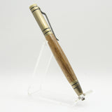 T-GG Bolt Action Tec Teak Pen With Antique Brass Trim
