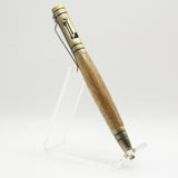 T-GG Bolt Action Tec Teak Pen With Antique Brass Trim