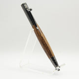 T-GH Bolt Action Tec Zebrawood Pen With Gun Metal Trim