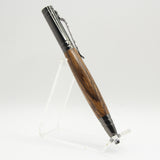 T-GH Bolt Action Tec Zebrawood Pen With Gun Metal Trim
