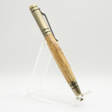 T-GI Bolt Action Tec Dogwood Pen With Antique Brass Trim