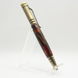 T-HA Bolt Action Tec Earth Tone Acrylic Pen With Antique Brass Trim