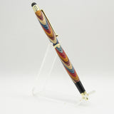 TS-DB Tablet Stylus Pen Multi-Colored Laminate With Gold Trim