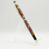 TS-DB Tablet Stylus Pen Multi-Colored Laminate With Gold Trim