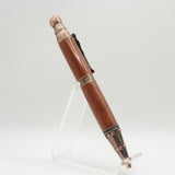 PS-G Pirate Skull Bubinga Twist Pen With Antique Copper Trim