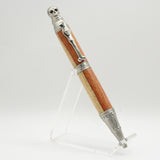 PS-H Pirate Skull Grandillo Twist Pen With Antique Pewter Trim