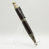 PS-AC Pirate Skull Wenge Pen With Antique Brass Trim