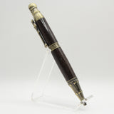 PS-AC Pirate Skull Wenge Pen With Antique Brass Trim