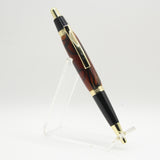 G-AAC Gatsby Earth Tone Acrylic Click Pen With Gold Trim