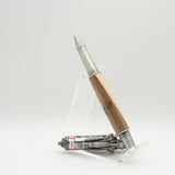 SH-A Nasa Shuttle Rollerball Pen Ambrosia Maple With Antique Pewter Trim