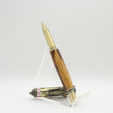 SH-B Nasa Shuttle Rollerball Pen Acacia With Antique Brass Trim