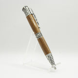 DRG-AD Dragon Bolivian Rosewood Twist Pen With Antique Pewter Trim
