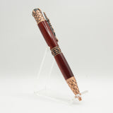 DRG-AE Dragon Sandlewood Twist Pen With Antique Copper Trim