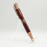 DRG-AE Dragon Sandlewood Twist Pen With Antique Copper Trim