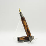HMF-I Hexagon Magnetic Fountain Marblewood With Gun Metal Trim