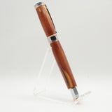 HMR-AB Hexagon Magnetic Rollerball Cedar With Chrome/Copper Trim