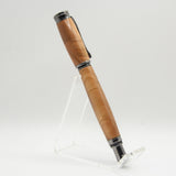 ER-BI Executive Rollerball Segmented End grain Cherry With Gun Metal Trim