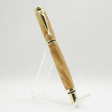 EF-AA Executive Fountain Pen Olivewood  With Gold Trim