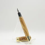 EF-AA Executive Fountain Pen Olivewood  With Gold Trim