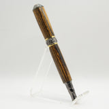 BNF-H Broadwell Nouveau Fountain Pen Bocote With Gun Metal and 22kt Gold Plate Trim