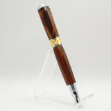 BNF-AA Broadwell Nouveau Fountain Pen Cocobolo With Chrome and 22kt Gold Plate Trim