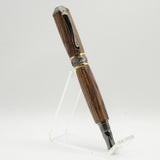 BNF-AB Broadwell Nouveau Fountain Pen Cocobolo Gun Metal and 22kt Gold Plate Trim
