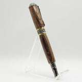 BNF-AB Broadwell Nouveau Fountain Pen Cocobolo Gun Metal and 22kt Gold Plate Trim