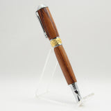 BNF-AC Broadwell Nouveau Fountain Pen Ebiara With Chrome and 22kt Gold Plate Trim