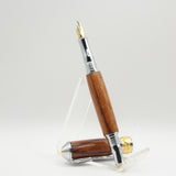 BNF-AC Broadwell Nouveau Fountain Pen Ebiara With Chrome and 22kt Gold Plate Trim
