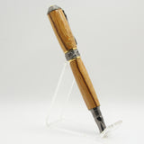 BNF-AD Broadwell Nouveau Fountain Pen Marblewood With Gun Metal and 22kt Gold Plate Trim