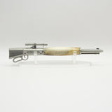 LAR-AAB Lever Action Rifle Deer Antler With Antique Pewter Trim