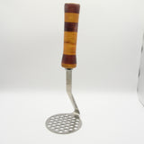 PM-H Potato Masher Osage Orange and Purpleheart With Stainless Steel