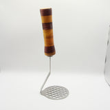 PM-H Potato Masher Osage Orange and Purpleheart With Stainless Steel