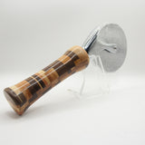 PC-HF Pizza Cutter Segmented Domestic Hardwoods With Stainless Steel