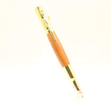 B-EEG Bolt Action Teak Pen With Gold Trim
