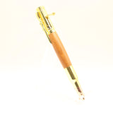 B-EEG Bolt Action Teak Pen With Gold Trim