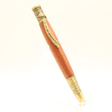 FF-FG Fishing Bubinga Twist Pen with Antique Brass Trim